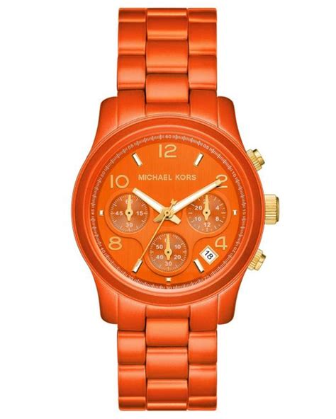 michael kors limited edition watch 2017|Michael Kors orange watch.